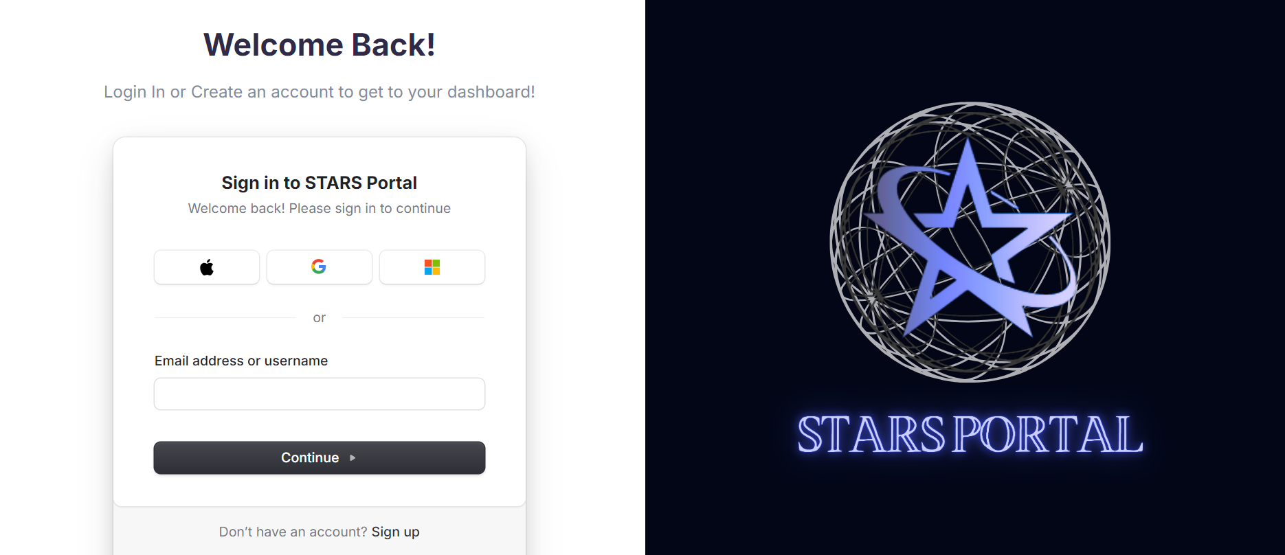 STARS-PORTAL-Page